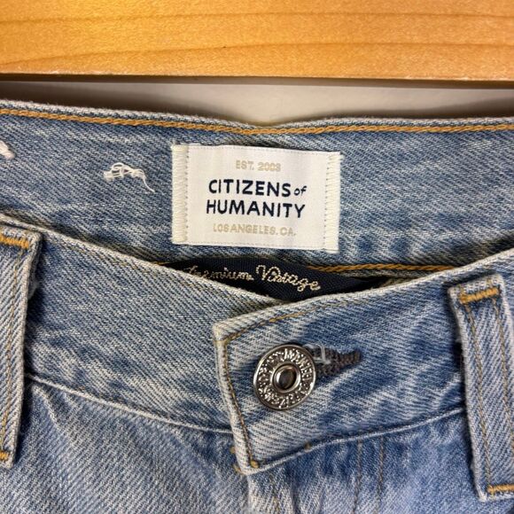 Citizens of Humanity Annina Organic Cotton Wide Leg Jeans Size 25 - Picture 6 of 11